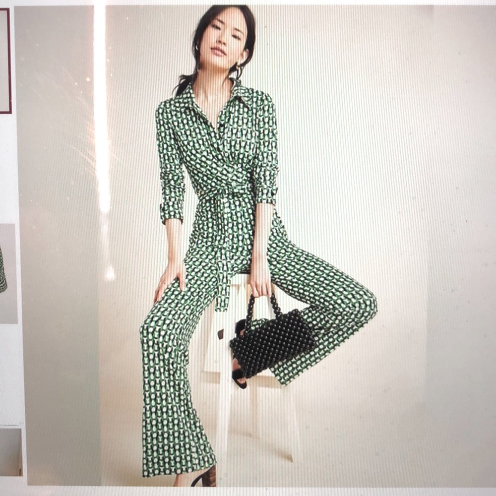 Diane von Furstenberg Silk Jersey Jumpsuit